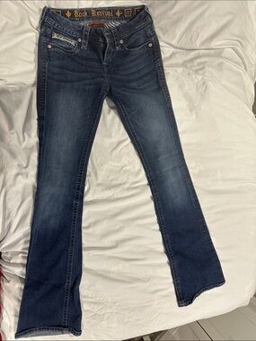 Rock Revival Women's Dark Indigo Flare Jeans